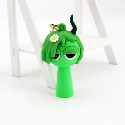 Kawaii Sprunki Anime Acrylic Pendant Cute CartoonSprunki Keychain Sprunki Oren Raddy Gray Brud Vineria Silicone Keychain Bag Key Ring Pendant Children Toy Birthday Gifts Keychain Backpack Decorations Car Doll Hanging Decor Christmas Tree Pendant